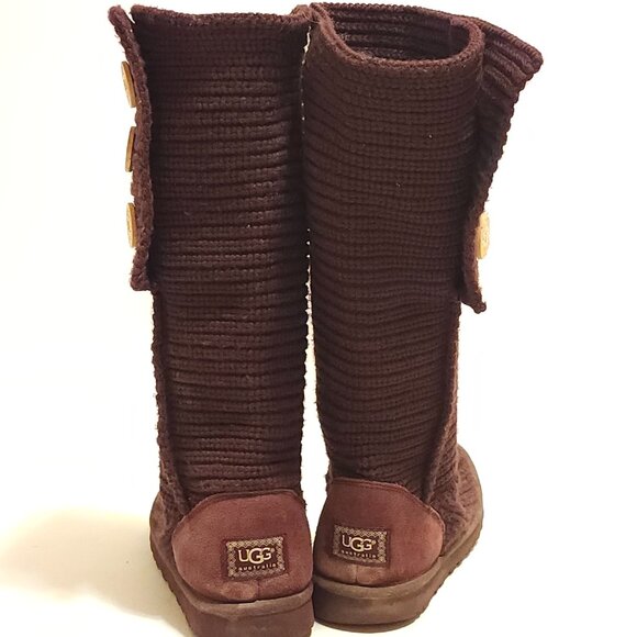 UGG Classic Cardi Boots Size 8 SN 5819 - Picture 7 of 11